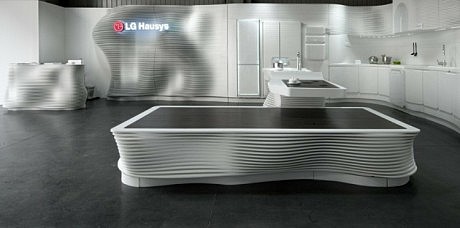 Modern Hi-Macs Kitchen by LG Hausys - 2