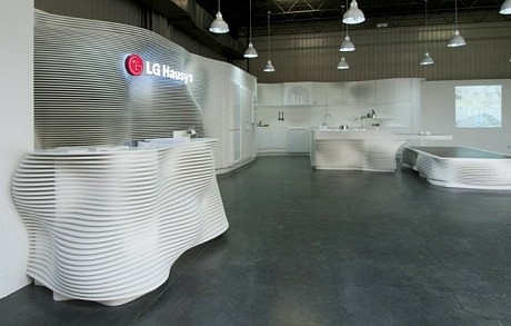 Modern Hi-Macs Kitchen by LG Hausys - 3