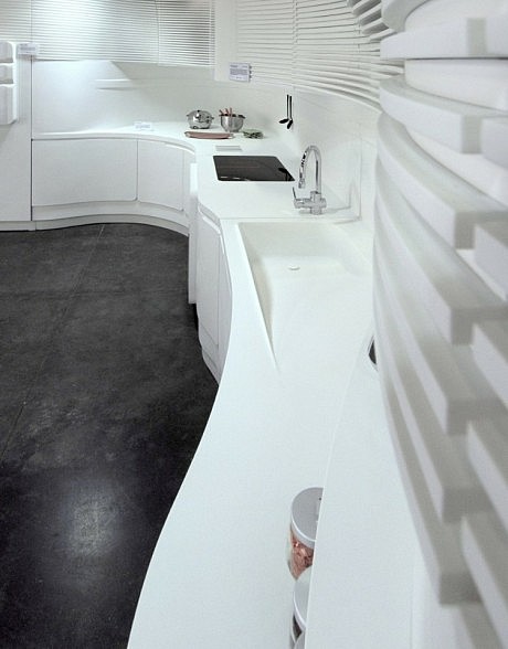 Modern Hi-Macs Kitchen by LG Hausys - 15