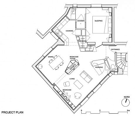 Front and Back Apartment by H2O Architectes - 9