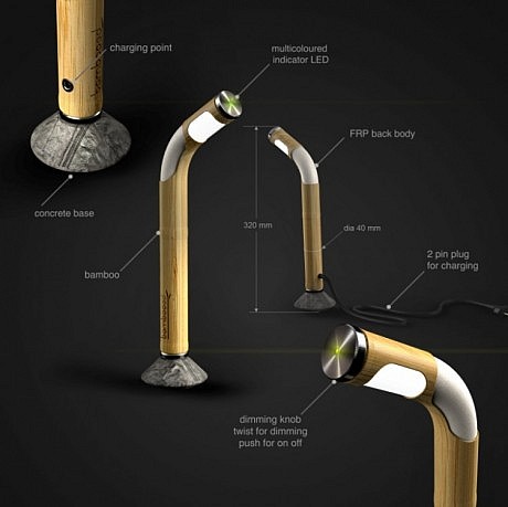 Lumed Bobble Lamp by Bambooed India - 2