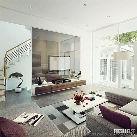 Bright Modern Living Rooms - 14