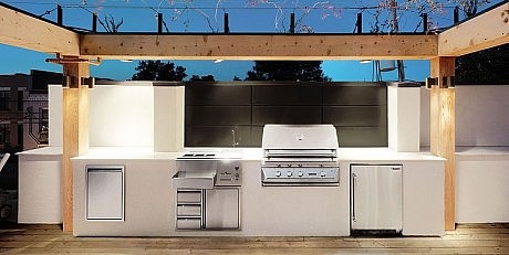 White Canvas On A Green Roof by Martine Brisson