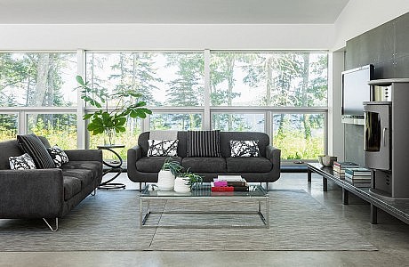 House on a Cove by Elliott + Elliott Architecture