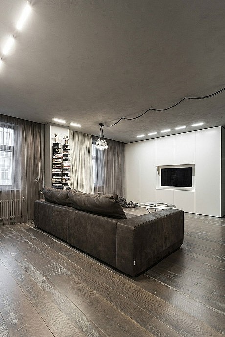 Moscow Apartment by Mezhevova Dean