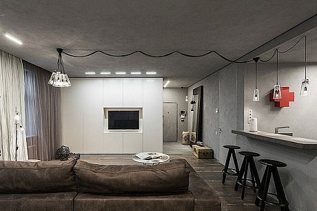 Moscow Apartment by Mezhevova Dean