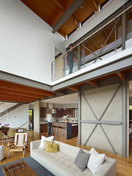 Coastal Hillside Home by Pfau Long Architecture