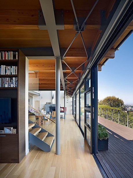 Coastal Hillside Home by Pfau Long Architecture