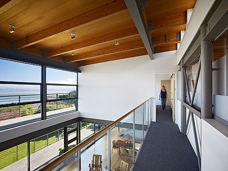 Coastal Hillside Home by Pfau Long Architecture