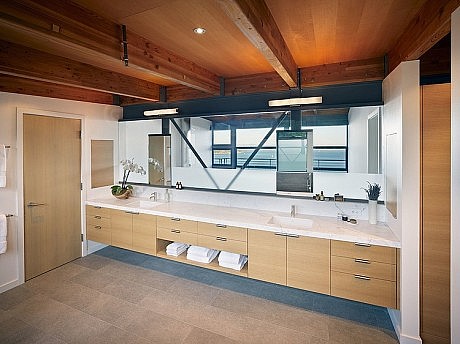 Coastal Hillside Home by Pfau Long Architecture