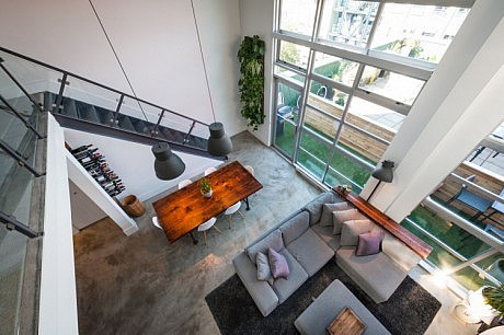 from above