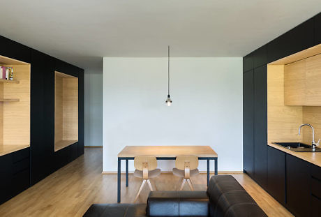 Black Line Apartment by Arhitektura - 7