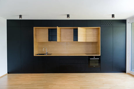 Black Line Apartment by Arhitektura - 2