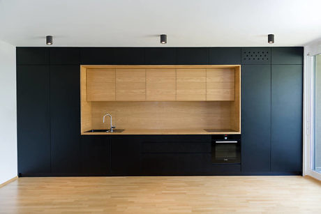 Black Line Apartment by Arhitektura - 3