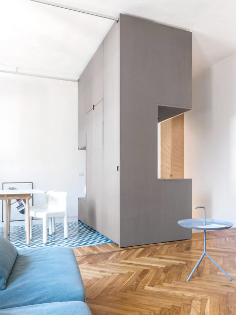 Small Size Apartment by BDRbureau - 4