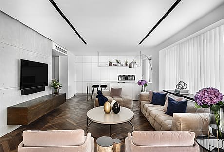 An Eclectic Duplex with a Sea Scent by Tzvia Kazayoff - 2