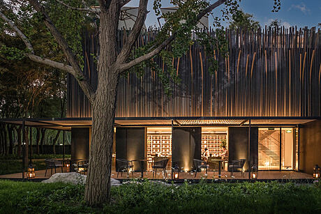Blue Lake-Lakeside Teahouse: YI+MU’s Fusion of Tradition and Modernity - 2