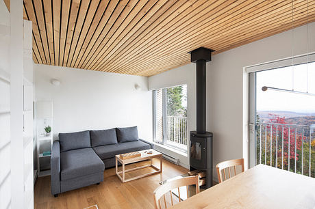 Peace is a Rustic Lodge Nestled into Le Maelström Mountain - 2