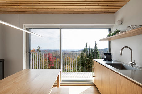 Peace is a Rustic Lodge Nestled into Le Maelström Mountain - 4