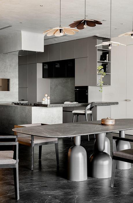 Cave House Gives Luxurious 5-Bedroom Apartment Meditative Interior - 5