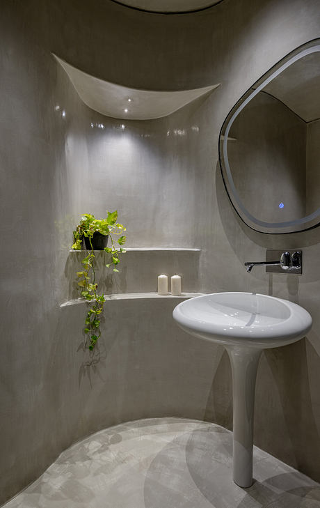 Cave House Gives Luxurious 5-Bedroom Apartment Meditative Interior - 10