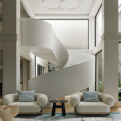 Hidden Luxury Mansion in Shanghai by Shuangbao Design - 2