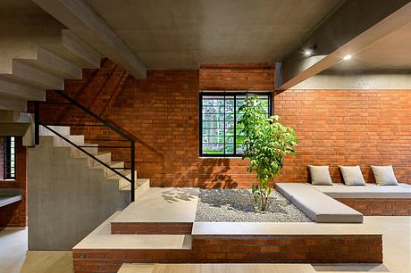 Narrow Brick House by Srijit Srinivas Architects - 2