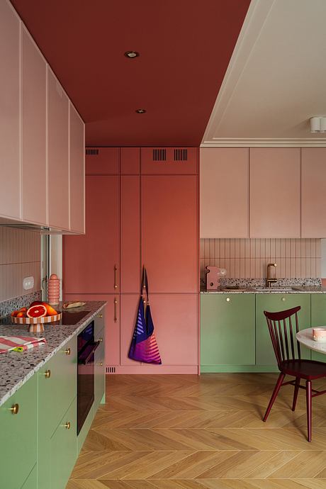 Apartment in Cracow Celebrates Pastel Hues and Offbeat Vintage Details - 2