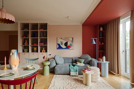 Apartment in Cracow Celebrates Pastel Hues and Offbeat Vintage Details - 4