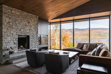 La Flèche Residence Reimagines Mountain Chalet with Timeless Elegance - 2