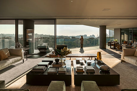 P570 Apartment Design Balances Calm Colors With Lush Greenery Views - 4
