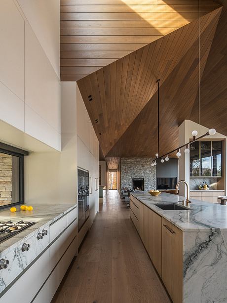 La Flèche Residence Reimagines Mountain Chalet with Timeless Elegance - 5