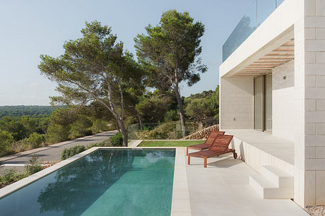 Stepped House Opens Up to Views Across Iberian Hills Around Swimming Pool - 8