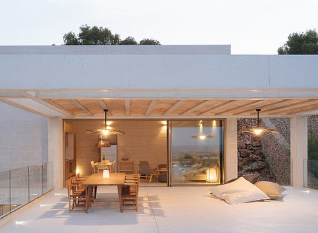 Stepped House Opens Up to Views Across Iberian Hills Around Swimming Pool - 9