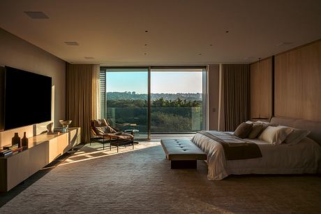 P570 Apartment Design Balances Calm Colors With Lush Greenery Views - 12