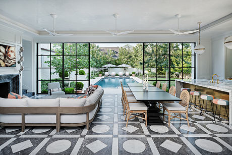 Pemberton Heights Pool House: Marble, Brass, And A Lively Party Mood - 2