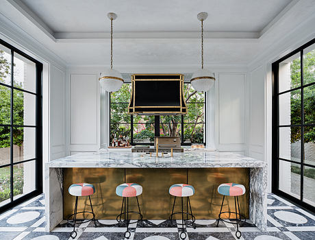 Pemberton Heights Pool House: Marble, Brass, And A Lively Party Mood - 4
