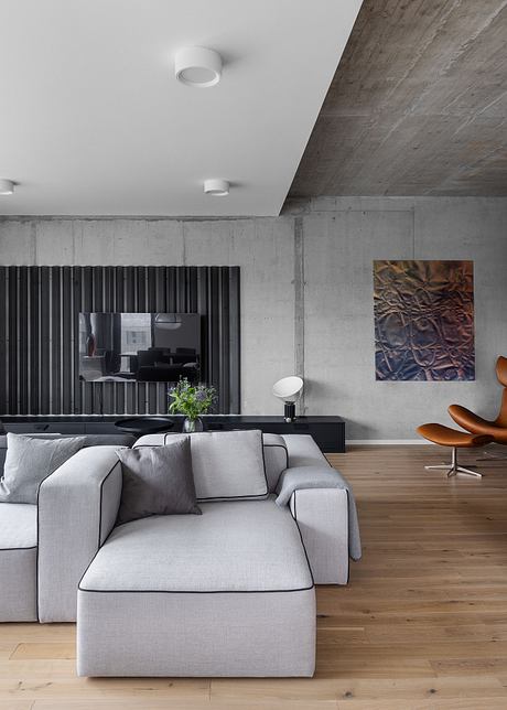 Marina Nova Refines Industrial Calm in a Riverfront Prague Apartment - 2