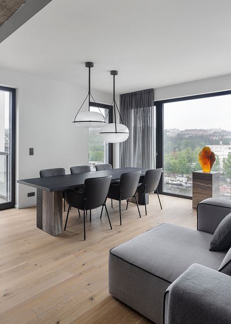 Marina Nova Refines Industrial Calm in a Riverfront Prague Apartment - 7