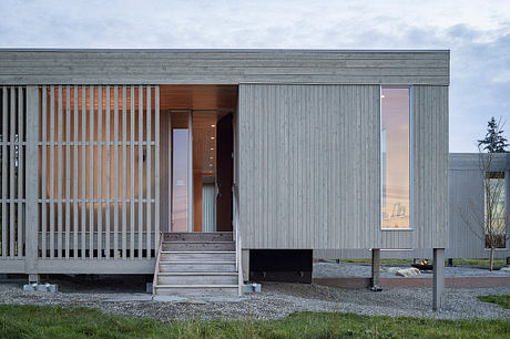 Whidbey Uparati: Light Timber Structure for a Meditative Retreat Home - 8