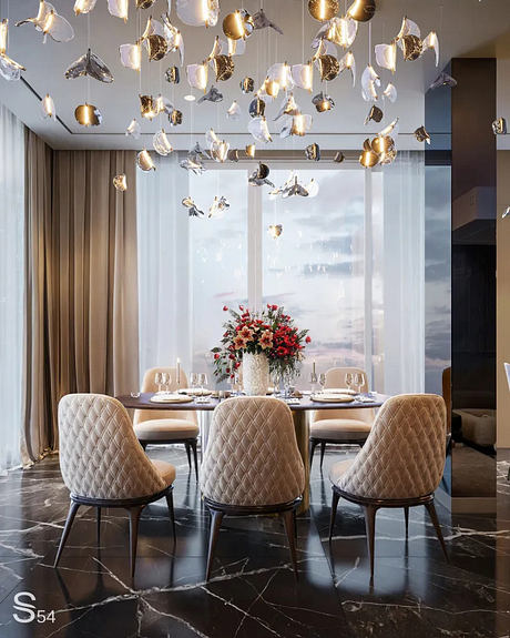 Designer Apartment in Estonia Pairs Dubai Glamour with Warm Living - 2