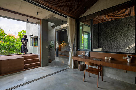 Phan Rang House – Hidden yard: Concrete Refuge For Coastal Heat Living - 6
