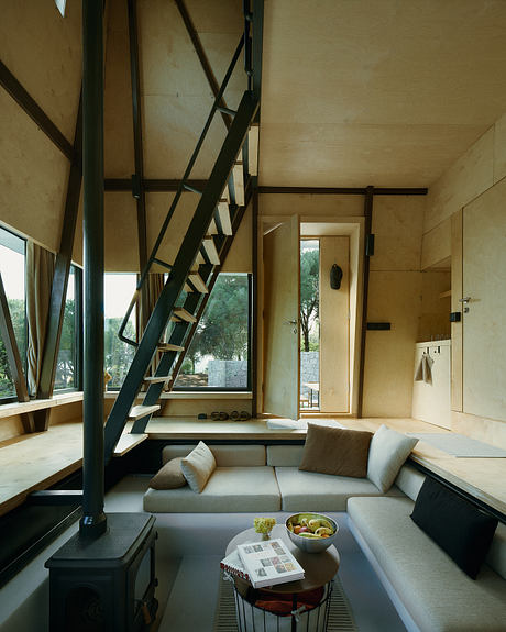 Cabin in Woods by Ediz Demirel Works - 2