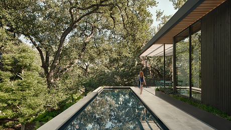 Westview Residence: Modern Courtyard House Rooted in Oak Woodland - 3