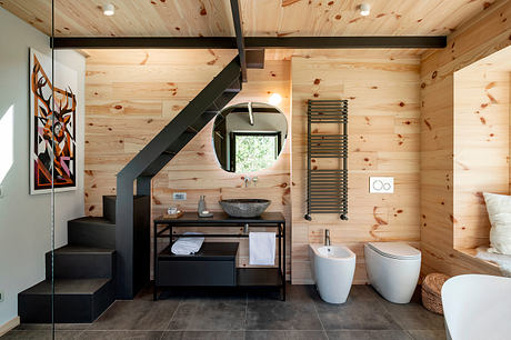 Tir Longë: Nordic Cabin Warmth Above The Italian Alpine Forest Sky - 7