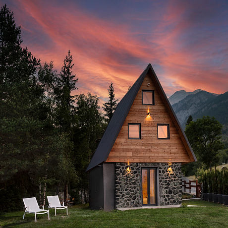 Tir Longë: Nordic Cabin Warmth Above The Italian Alpine Forest Sky - 9