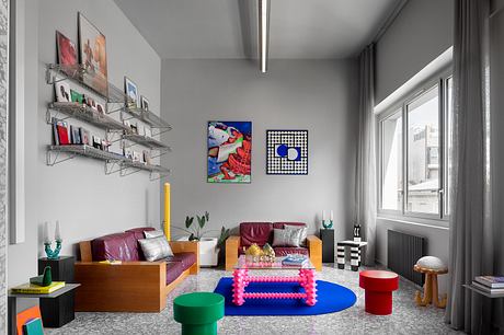 A Resolutely Maximalist Mini Loft — Color-Soaked Parisian Retreat - 1