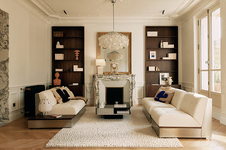 Tourville — Walnut, Marble, and Terrace Living Over École Militaire - 1