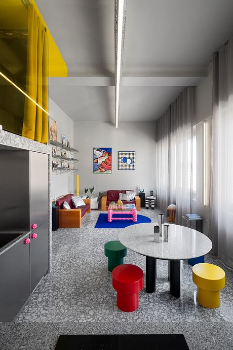 A Resolutely Maximalist Mini Loft — Color-Soaked Parisian Retreat - 2