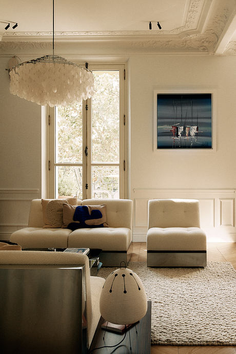 Tourville — Walnut, Marble, and Terrace Living Over École Militaire - 2